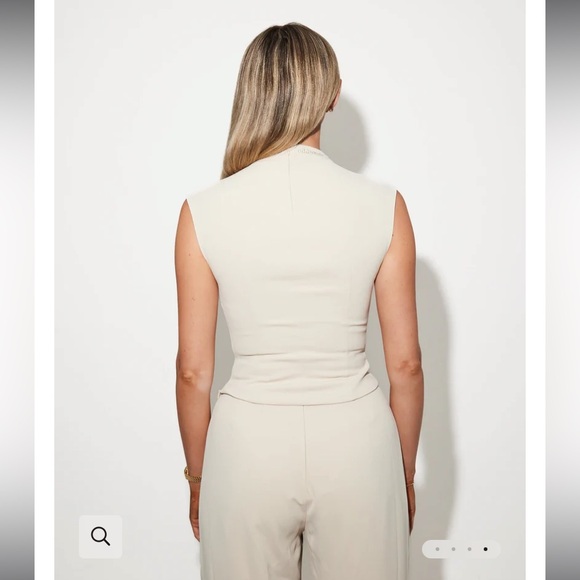 The Ultimate Muse Sleeveless Top | Oat - Picture 2 of 5